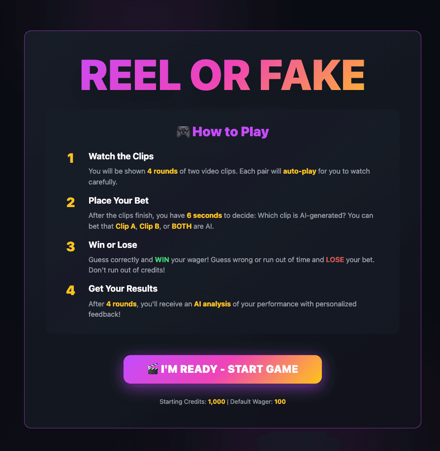 ReelOrFake screenshot