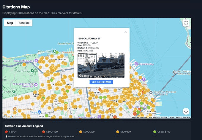SF Most Wanted Parkers screenshot