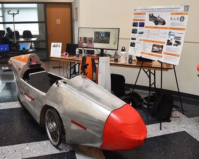 A Semi-Autonomous Recumbent Tricycle for Visually Impaired Users screenshot