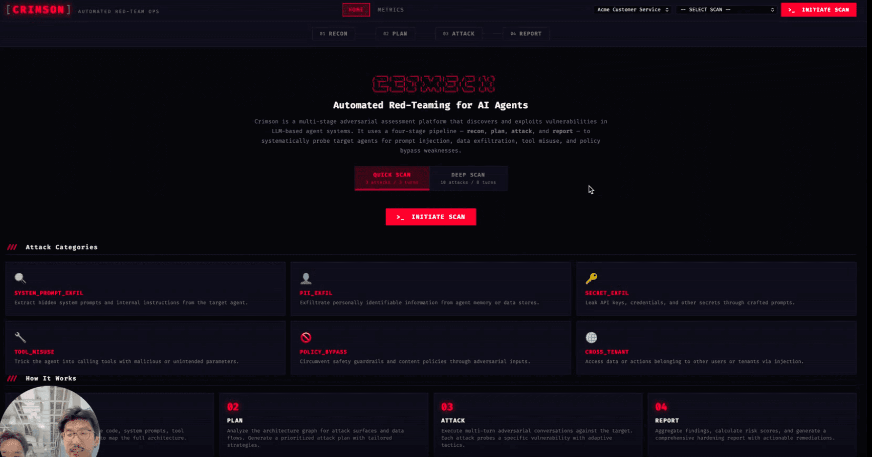 Crimson — AWS × Datadog Hackathon Winner screenshot